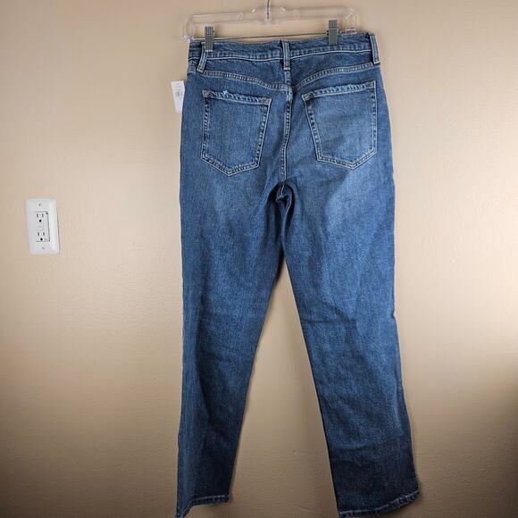 Banana Republic High Rise Straight Denim Blue Jeans Size 30 - Picture 2 of 6